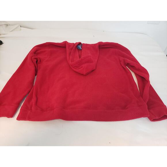 Disney Red Mickey Mouse Sweatshirt Mens Large Fleece Hoodie Kangaroo Pocket - Picture 9 of 16
